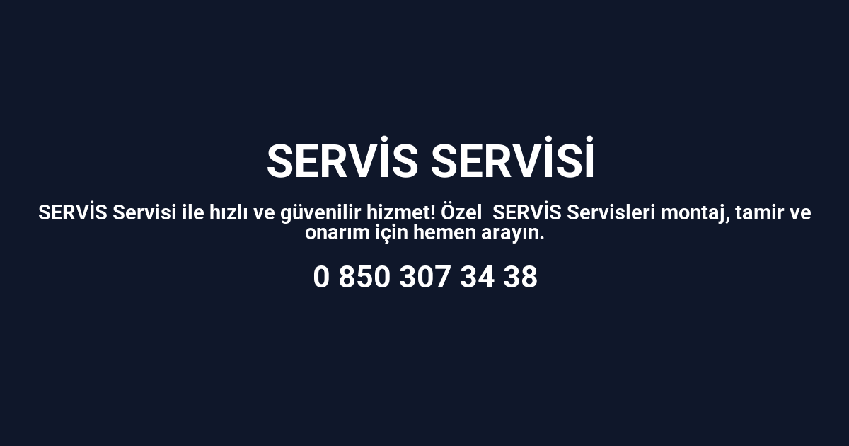 Ayvacık Awox Servisi
